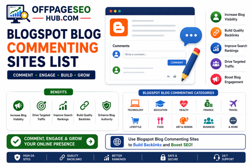 Blogspot Blog Commenting Sites List
