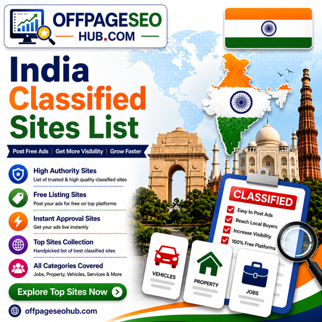 India Classified Sites List