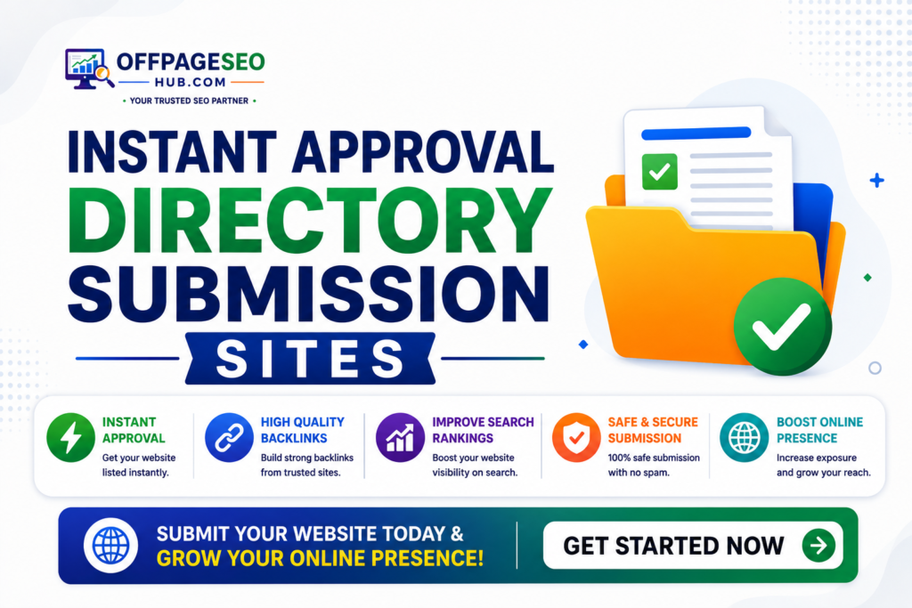 Instant Approval Directory Submission Sites