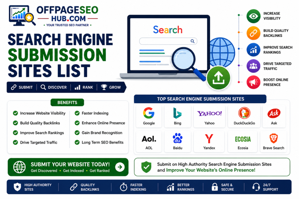 Search Engine Submission Sites